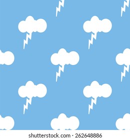 Storm blue with white seamless pattern for web design. Vector symbol