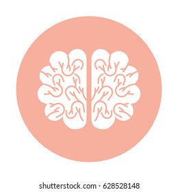 storm brain isolated icon
