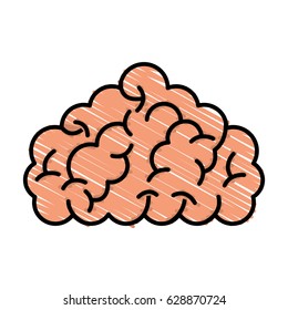 storm brain isolated icon