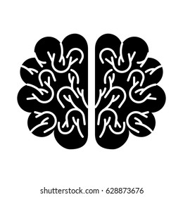 storm brain isolated icon