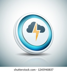 Storm button illustration