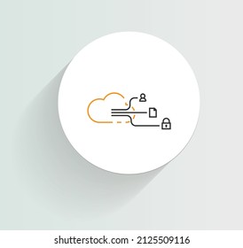 Storm Cloud based services icon