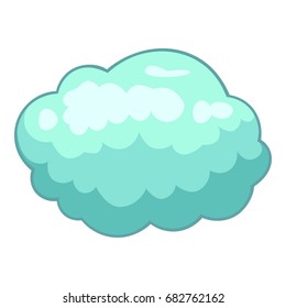 Storm cloud icon. Cartoon illustration of storm cloud vector icon for web design