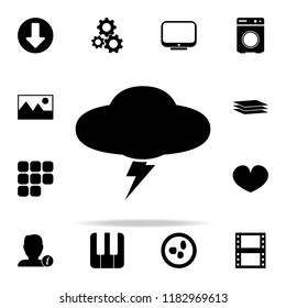 storm cloud icon. web icons universal set for web and mobile