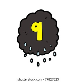 storm cloud number nine cartoon