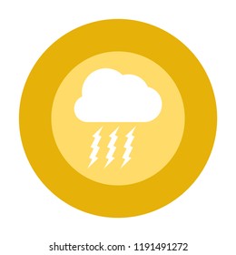 storm cloud vector icon