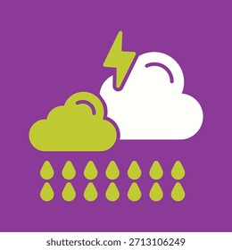 Storm Creative Vector Graphic Icon