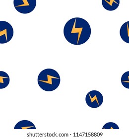 Storm Cryptocurrency Coin Sign Seamless Pattern