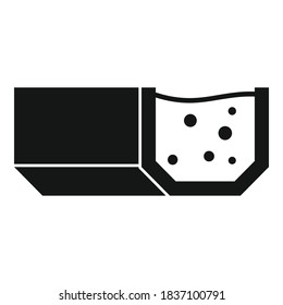 Storm gutter icon. Simple illustration of storm gutter vector icon for web design isolated on white background