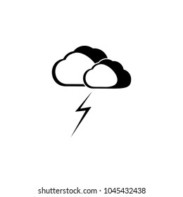 storm icon. Element of weather elements illustration. Premium quality graphic design icon. Signs and symbols collection icon for websites, web design, mobile app on white background