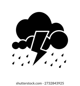 Storm-Symbol Illustration Vektor Design-Vorlage