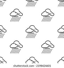 patrón de icono de tormenta. Patrón de tormenta sin foco sobre fondo blanco.