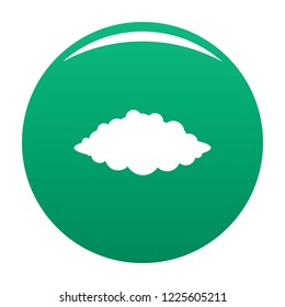 Storm icon. Simple illustration of storm vector icon for any design green