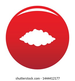 Storm icon. Simple illustration of storm vector icon for any design red