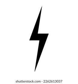 storm icon symbol vector illustration. lightning, bolt, voltage design isolated on white background. 