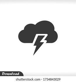 Storm icon vector eps 10