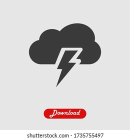 Storm icon vector eps 10
