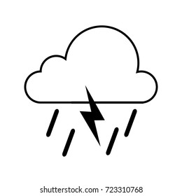 Storm icon. Vector illustration