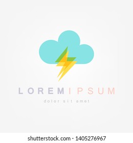 Storm Icon Vector Illustration on white background