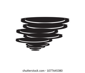 Storm Icon Vector Logo Template Illustration Design