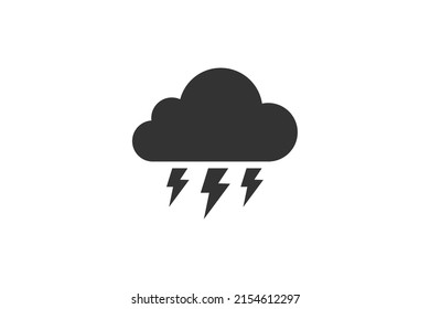 estilo moderno vectorial de icono de tormenta.