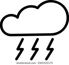 Sturmlinie, Symbol, Illustrationsvektor