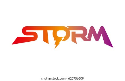 storm logo logotype