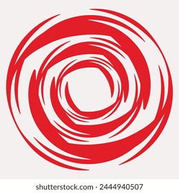 Sturm-Symbol. Abstraktes Symbol. Vektorillustration