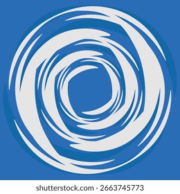 Sturmsymbol. Abstraktes Symbol. Vektorgrafik