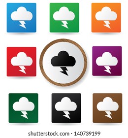 Storm symbol,vector