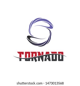 Storm Tornado Logo Design Vetor Stock Vector (Royalty Free) 1473013568 ...