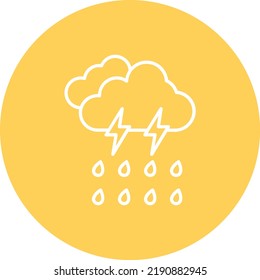 Storm vector icon. Can be used for printing, mobile and web applications.