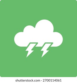 Storm vector icon. Can be used for printing, mobile and web applications.