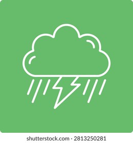 Storm vector icon. Can be used for printing, mobile and web applications.