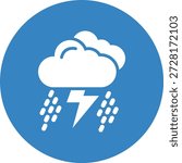 Storm Vector Icon Design Illustration
