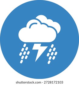 Ilustración de diseño de icono de Vector de tormenta