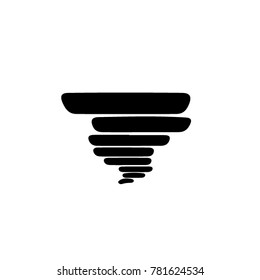 storm vector icon. weather vector icon