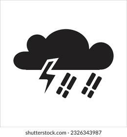 storm vector line icon new