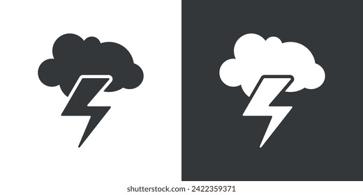 storm warning sign on white background	