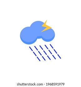 Storm Weather Conceptual Icon Vector Illustration eps10