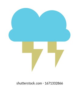 Storm weather symbol vector illustration graphic design