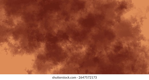 Sturmreicher abstrakter Himmel in tiefbraunen und roten Wolkenformationen


