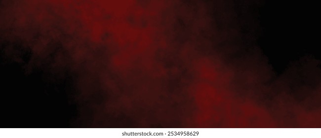 Paisaje nuboso rojo tormentoso con textura ahumada oscura, evocando una sensación de atmósfera pesada y Clima inminente.
