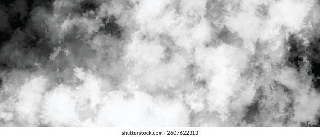 Stormy and textured watercolor wash with soft abstract black and gray blending

