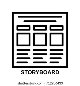 Story Board Icon