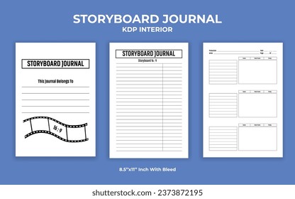 Story board Journal KDP Interior