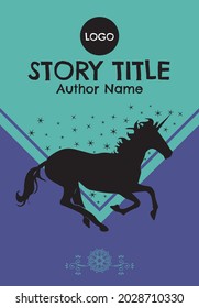 Story Book Front Cover Template Design