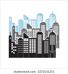 STORY BUILDING ICON VECTOR ILLUSTRATION SYMBOL DESIGN