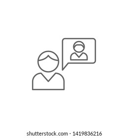 story friendship outline icon. Elements of friendship line icon. Signs, symbols and vectors can be used for web, logo, mobile app, UI, UX