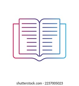 Story gradient universal icon ui ux element sign.